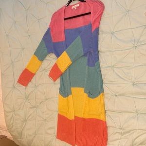 Love tree crochet sweater